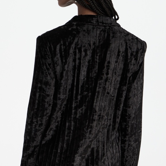 Endless Rose pleated velvet blazer - Picture 2 of 7